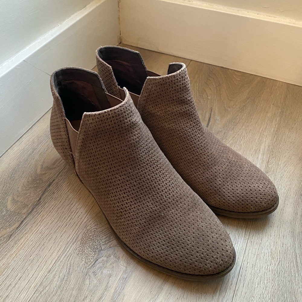Crown Vintage Taupe Ankle Booties